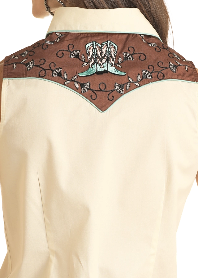 Women's White Label Boot Scootin' Snap Front Shirt #LWN0S03863