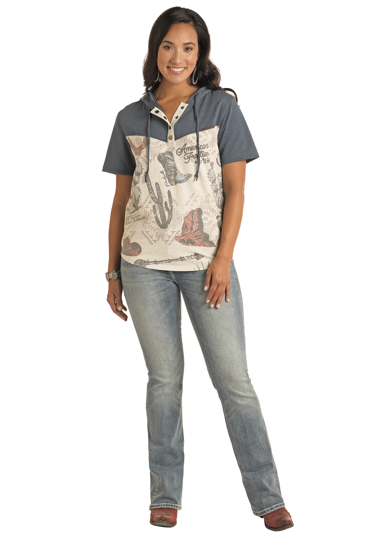Women's White Label Hooded T-Shirt #LW91T03745
