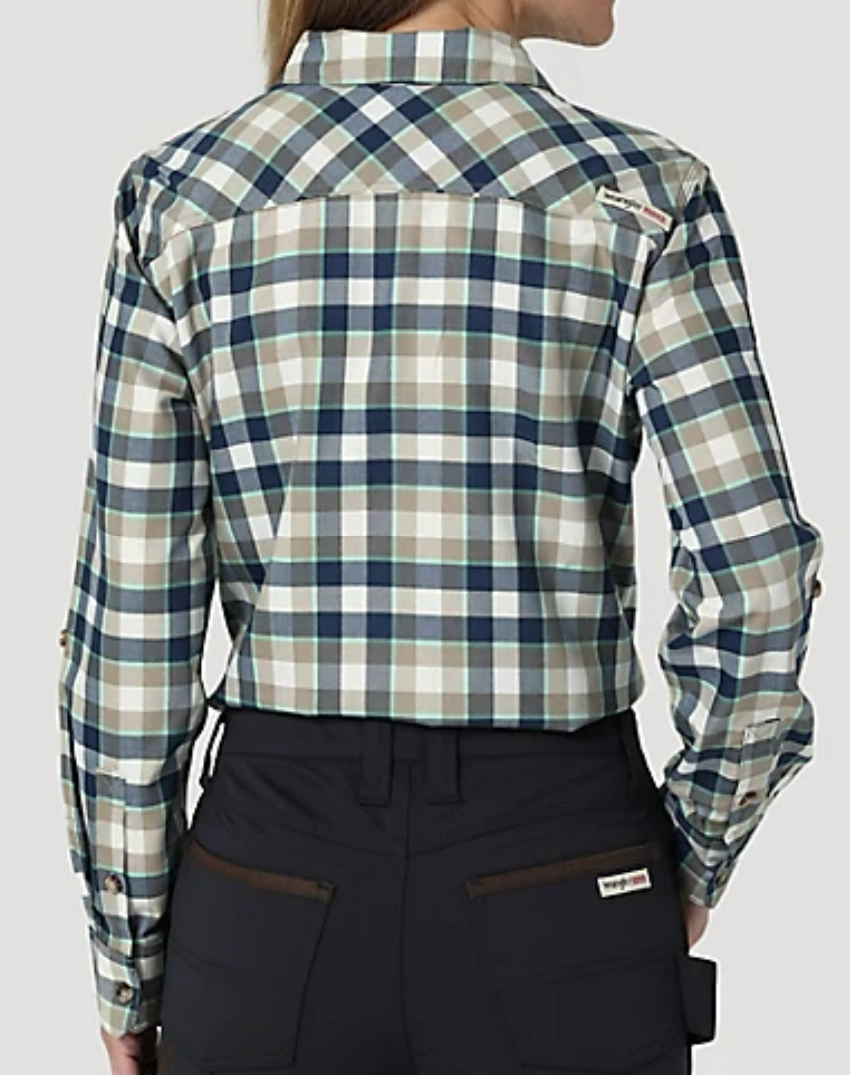 Women's Wrangler Riggs Flannel Button Down Shirt #112317244-C