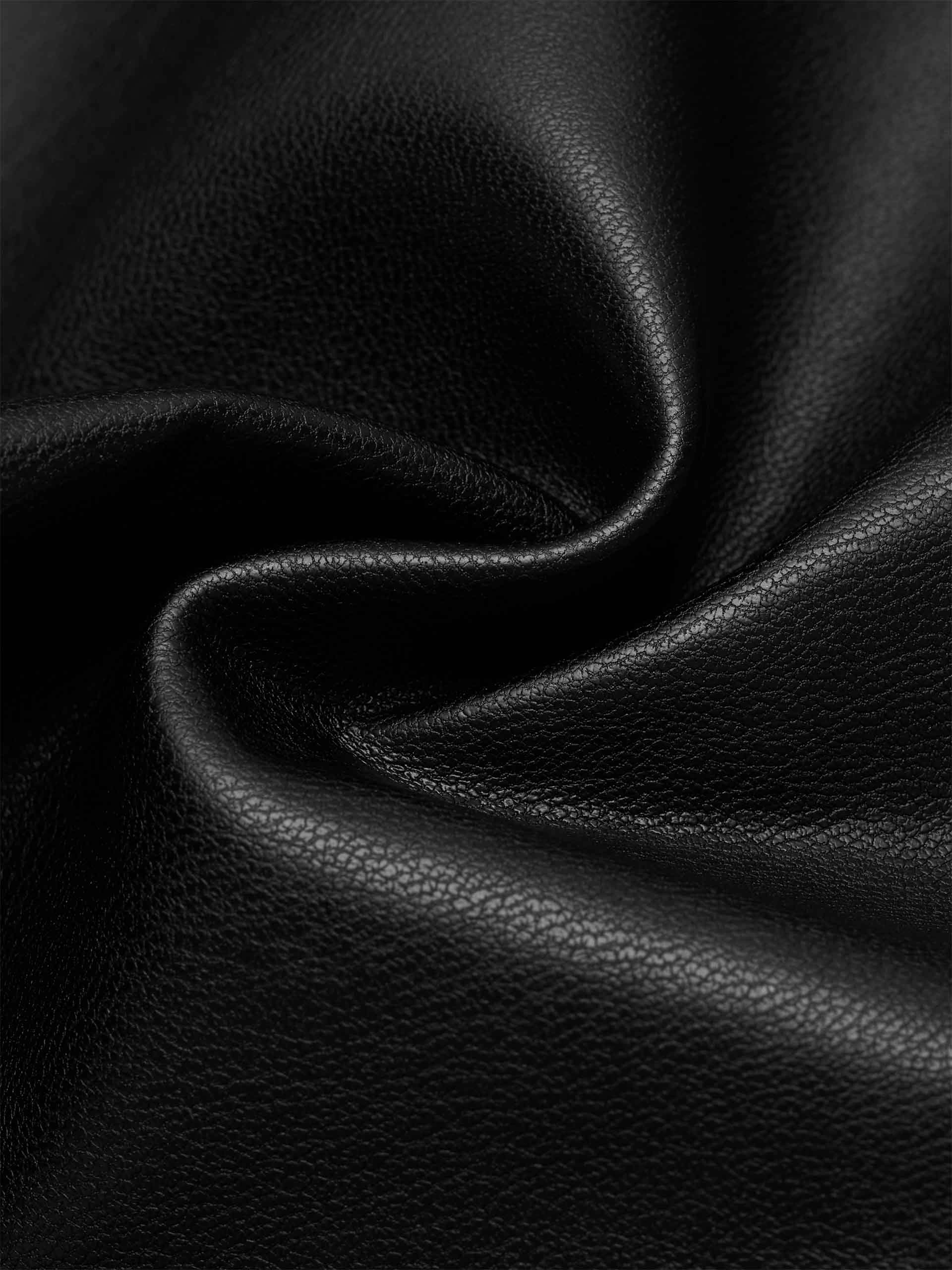 Wrap PU Leather Shorts