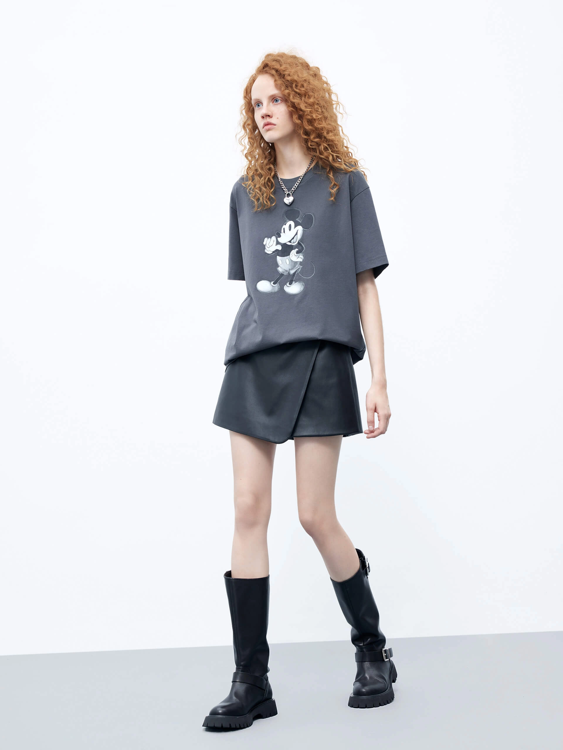 Wrap PU Leather Shorts