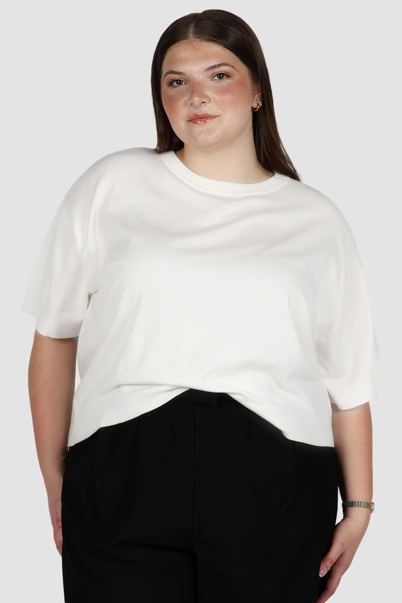 WYLER KNIT TOP MILK