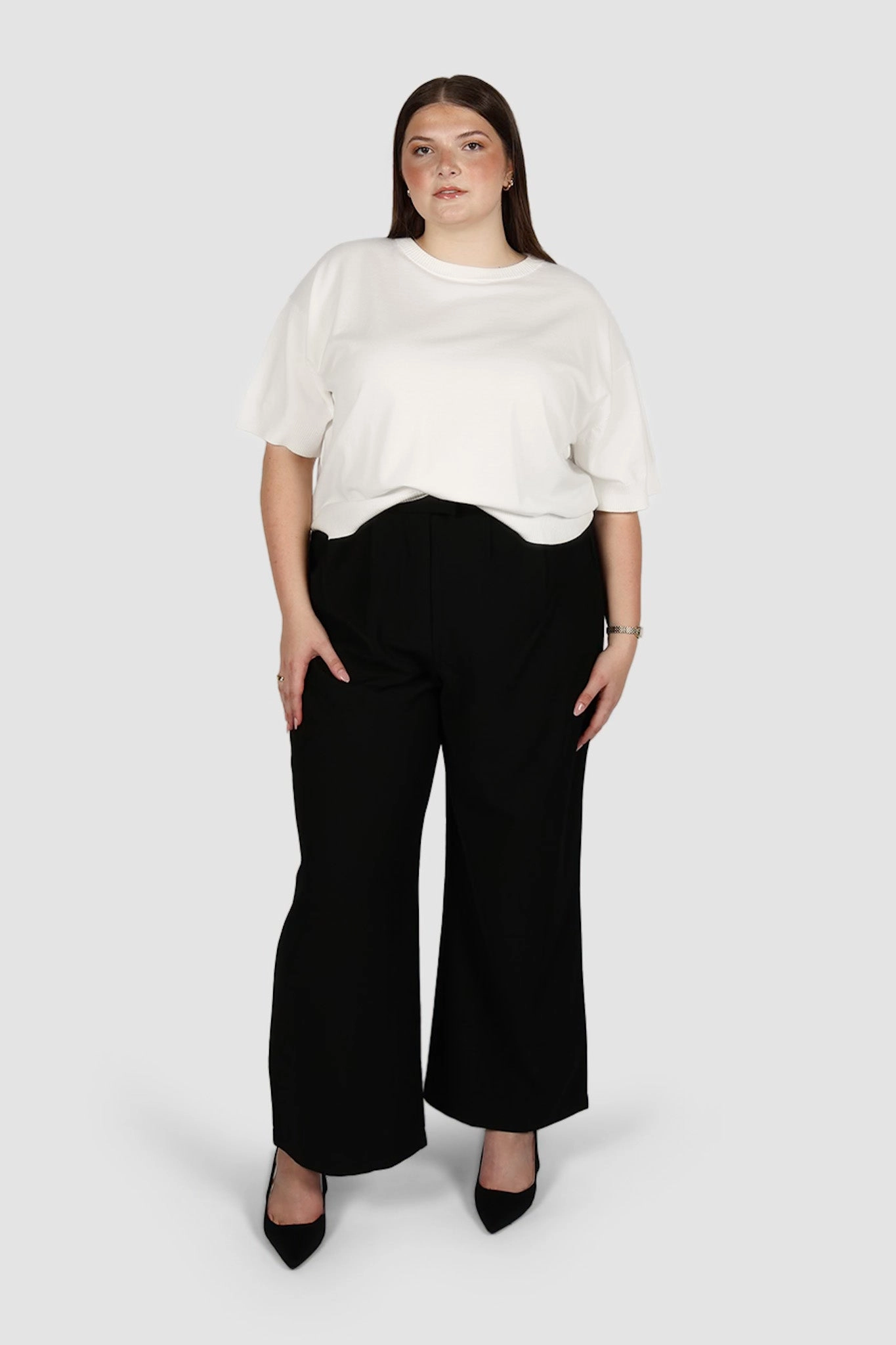 WYLER KNIT TOP MILK