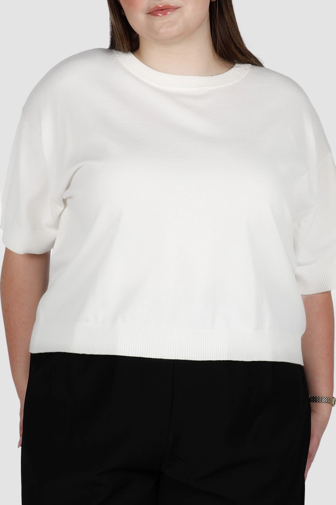 WYLER KNIT TOP MILK