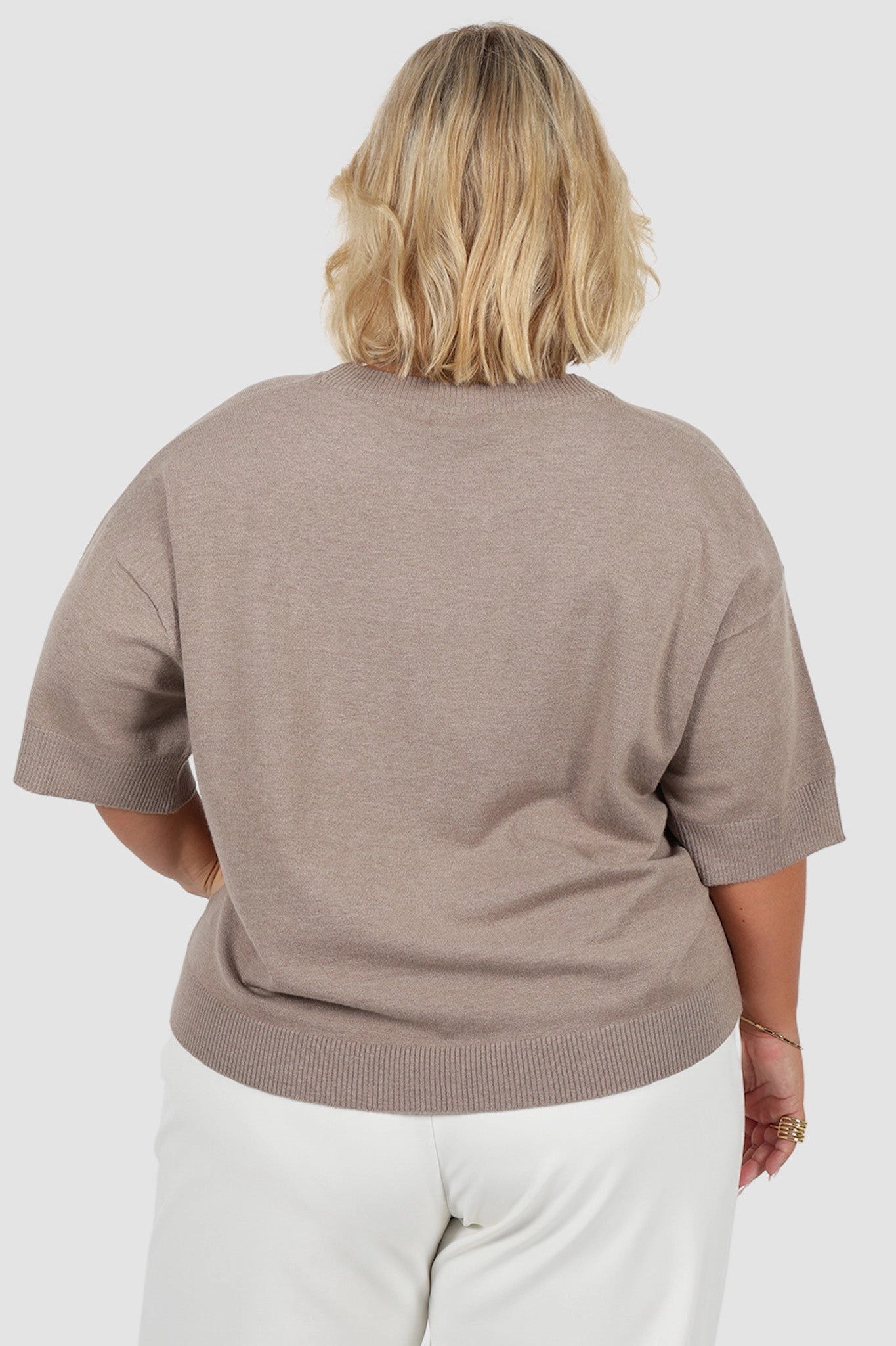 WYLER KNIT TOP NEUTRAL
