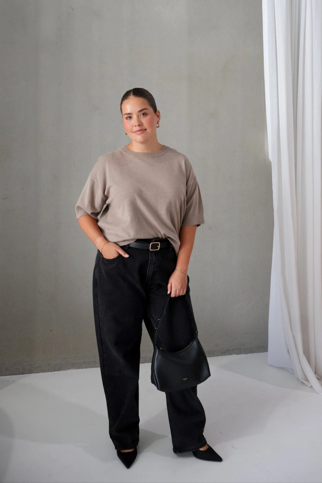 WYLER KNIT TOP NEUTRAL