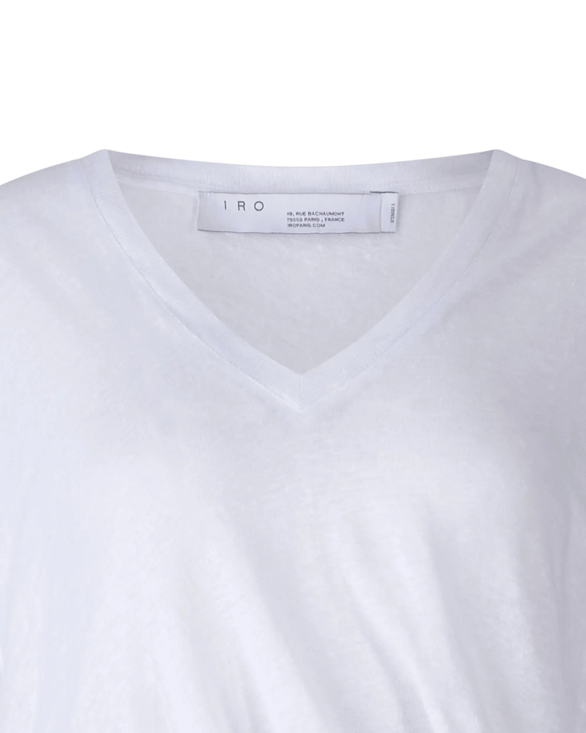 Xantey Linen Knotted Sleeveless T-shirt